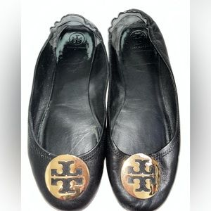 Tory Burch Black Flats - sz 12